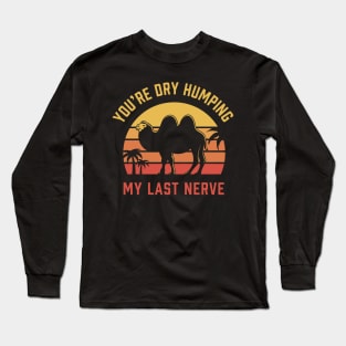 You're Dry Humping my last nerve Long Sleeve T-Shirt